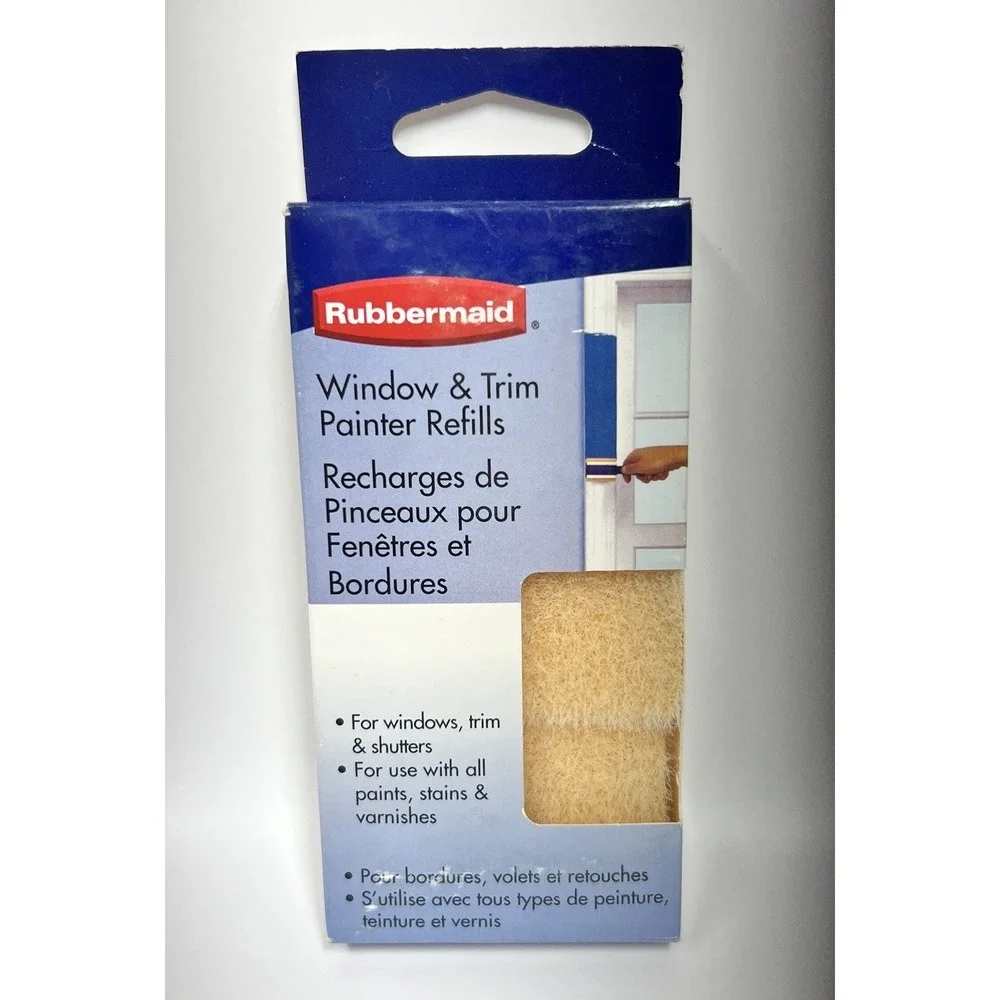 Rubbermaid Window & Trim Painter Refills New Replacement Pads‎ Painting Tool